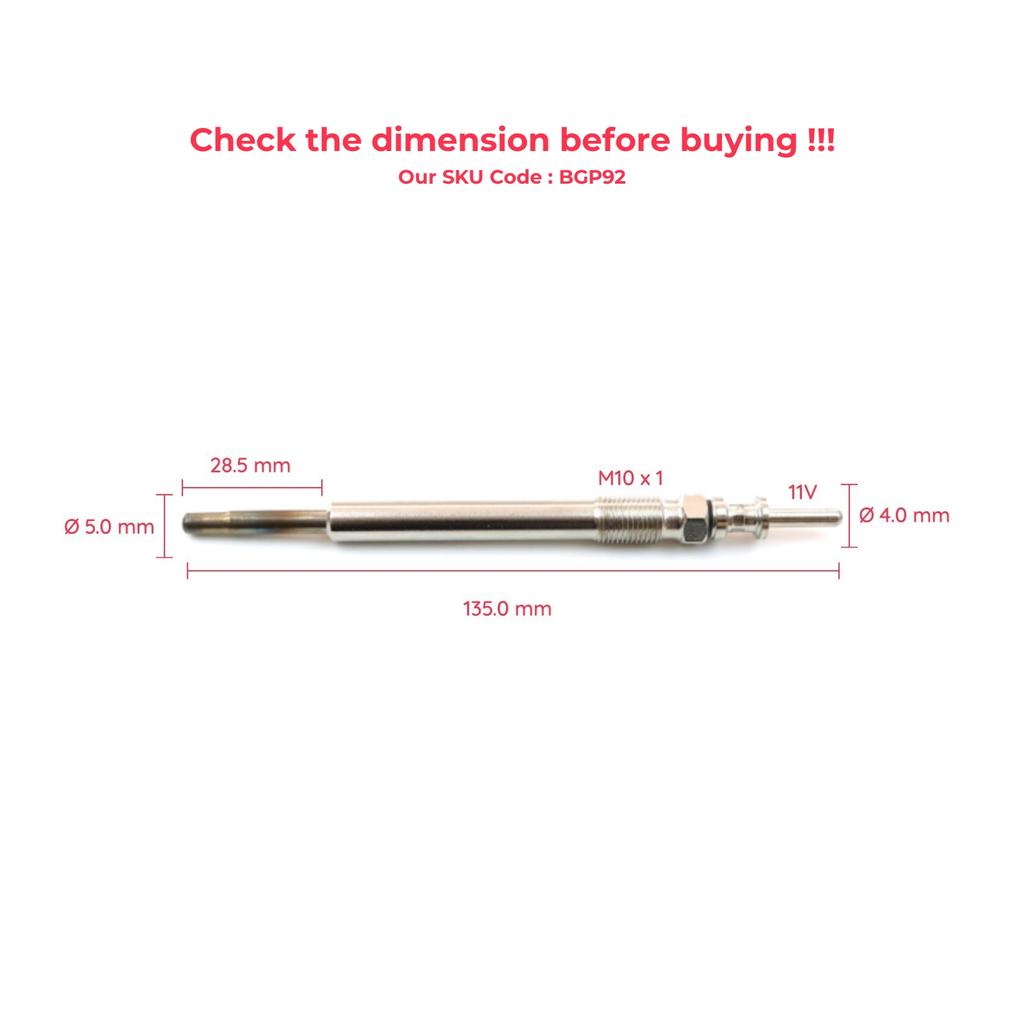 Для Opel Astra G Frontera B Omega B Signum Vectra Zafira Saab 9-3 BGP92 дополнительный нагреватель свечей накаливания 11 В 90569338 09118201