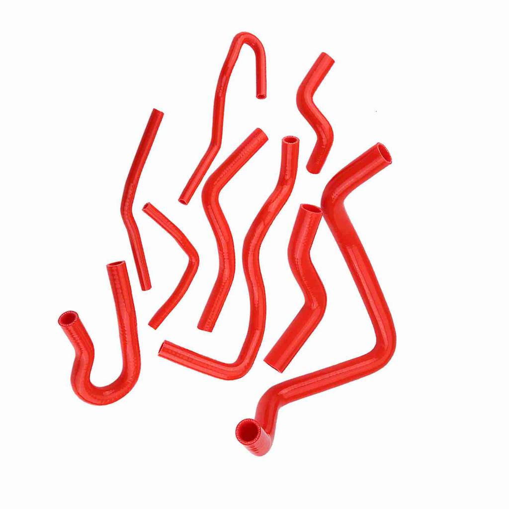 9pcs Silicone Auto Radiator Hose Kit for Civic D15 D16 SOHC EG EK 1992‑2000