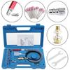 Mini 17Pcs Air Micro Die Grinder Kit Pencil Polishing Rotary Cutting Tools Set 90 PSI for Cleaning and Polishing Jewelry