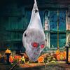 Cloth Halloween Glowing Skull Head Hanging Simulation Skull Head Realistic   Party