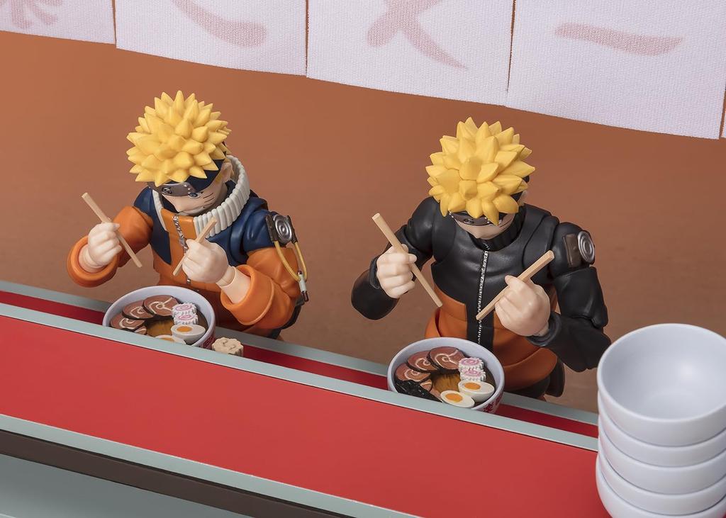 TAMASHII NATIONS NARUTO Shippuden Ichiraku Ramen Set 220 мм окрашенная полная фигурка SHFiguarts приблизительная. АБС&ПС&ПВХ&Ткань