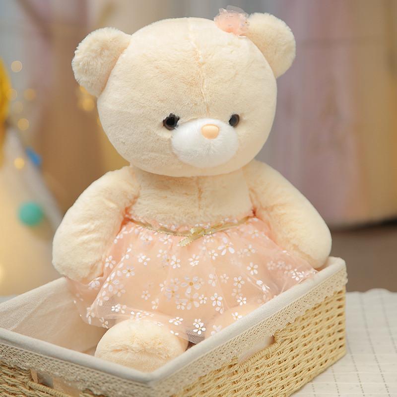Teddy Bear Plush Toy Gift For Girls With Pp Cotton Filling In Pandora Bear Design
