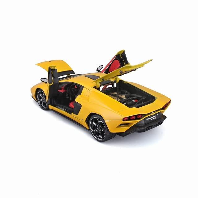 Kyosho Maisto 1/18 Scale Lamborghini Countach LPI 800-4 Yellow Finished Model