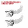 50/100 PCS Fixator LED Strip Fixing Clips Light Holder With Screws Fixing Mounted Clip For 5050 LED Strip Light Bar Cable Clamps