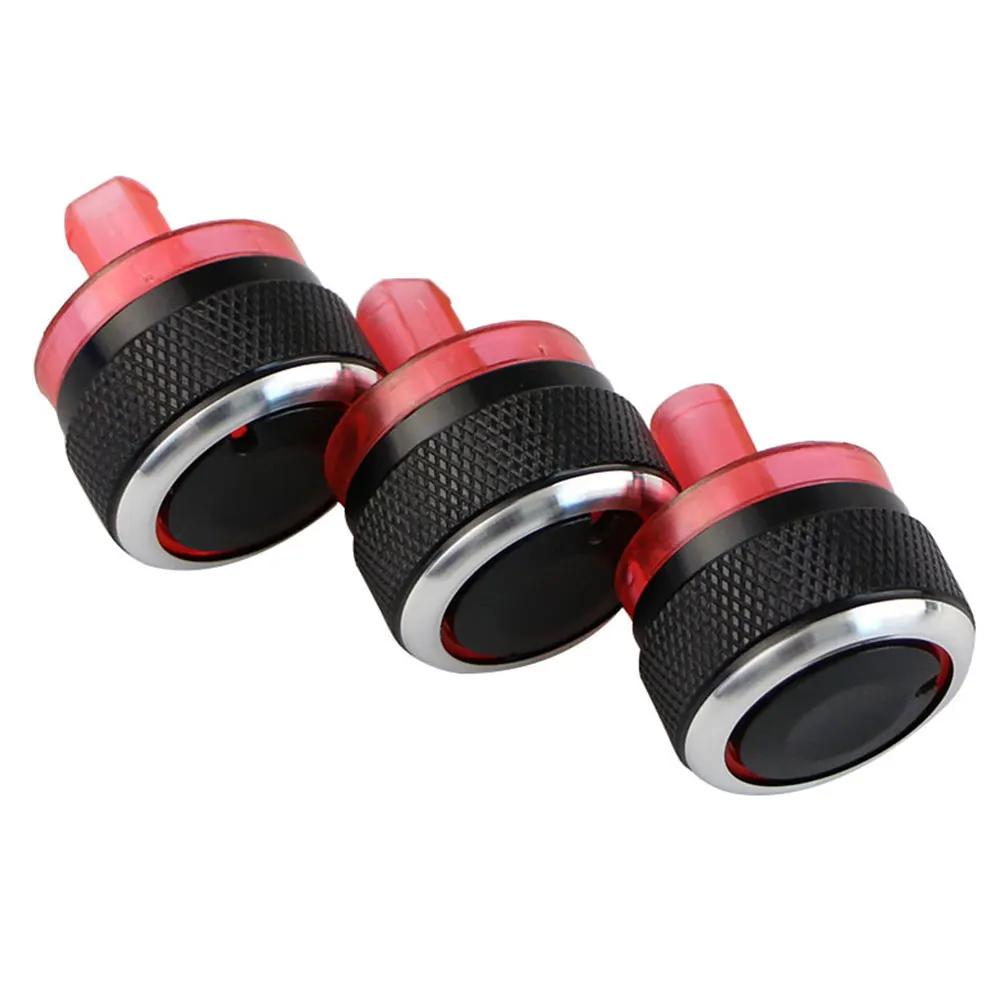 Для Peugeot 206 207 2006 - 2011 для Citroen C2 2007 - 2011 Ручка кондиционера 3 шт. Кнопка-ручка переключателя управления теплом кондиционера