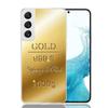 Чехол для телефона с узором из тонкого золота для Samsung Galaxy S26 S25 Edge S24 S23 FE S22 Ultra S21 Plus S20 + Fundas Cover Coque Gal