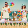 Luau Party Decorations Leaf Garland Artificial Palm Leaves Banner Monstera Fake Leaves for Hawaiian Party Wedding Decoration 9.1 ft