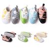 0-1 Years Newborn Cute Cartoon Pattern Breathable Light Weight Crib Shoes First Walkers Flat Shoes