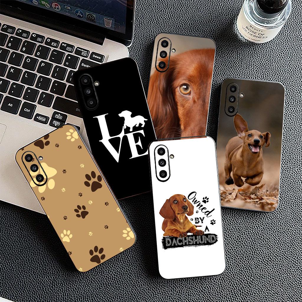 Soft Cover for Xiaomi Redmi Note 12 11 10 Pro 10A 10C 12C 14C A4 Note12 5G Coque Phone Case Dachshund Dog