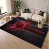 Personalized Crystal Velvet Carpet Atletico Madrid FC Pattern Non Slip Floor Rug