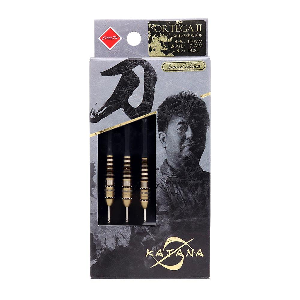 Dynasty КАТАНА ОРТЕГА2 СТАЛЬ Памятный выпуск в честь участия в чемпионате мира PDC Модель Нобухиро Ямамото Баррель для дартса Набор дартса