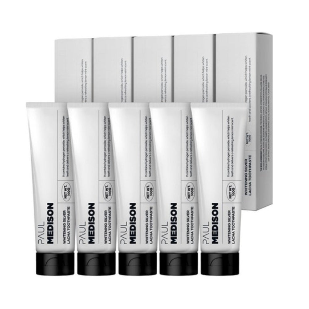 Paul Medison Отбеливающая серебряная зубная паста 100г*3шт/5шт
