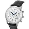 Citizen Мужские часы Eco-Drive Хронограф Кожаный ремешок Белый циферблат CA4630-02A
