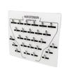 Acrylic Tape In Placement Board Durable Hair Display Board Hair Extensions Holder for Salons
