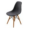 Чехол на сиденье из жаккардовой ткани с ромбовидным узором для стула Eames, пыленепроницаемый, набор для домашнего досуга
