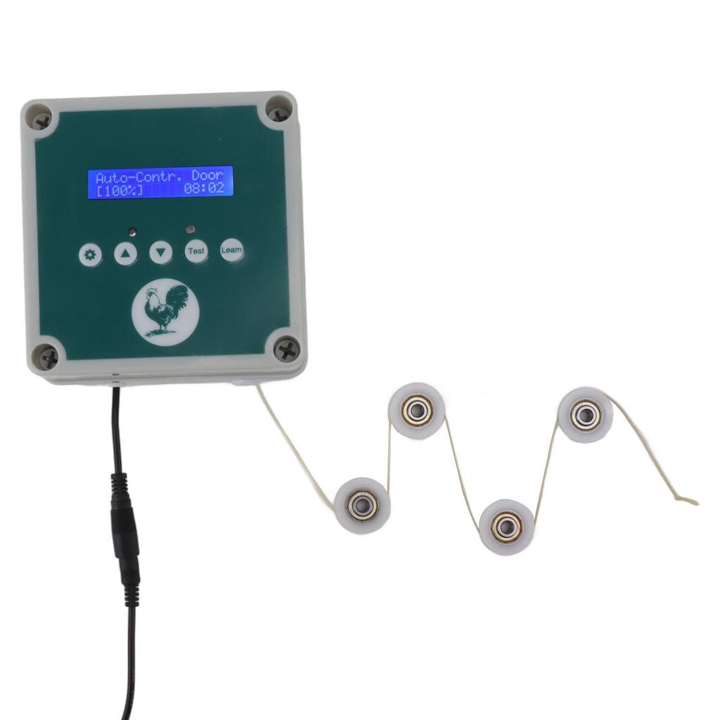 Автоматический контроллер двери курятника IP44 Устройство для открывания клеток с дистанционным управлением Привод двери птичника