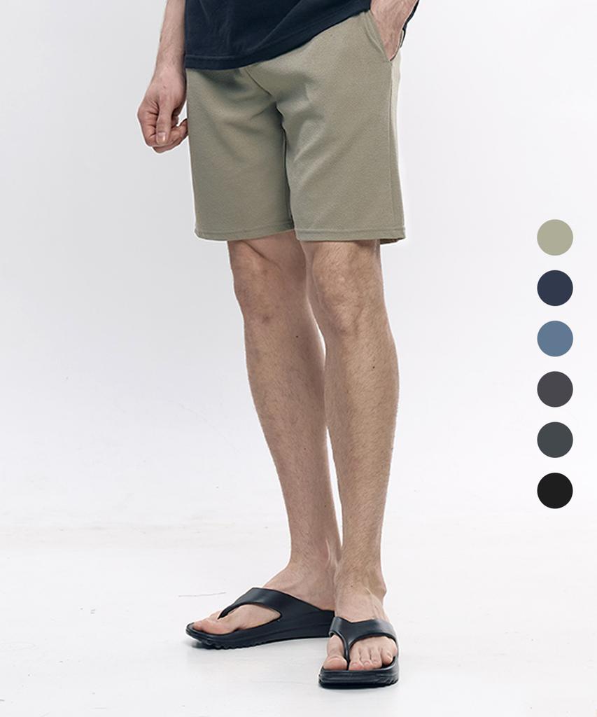 EZBUY Coolkangs Men'S Cool Wrinkled Shorts 6 Colors (Type A)