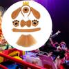 Комплект костюмов для собак, включающий повязку на голову с собачьими ушками, нос, галстук-бабочку, юбку, хвост и перчатки для детей, товары для косплея на будние дни и вечеринки
