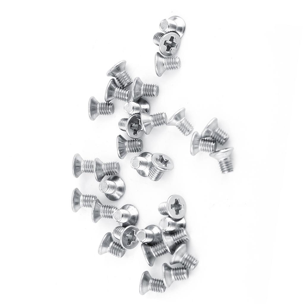 100Pcs Bag 9Types M3 Flat Head Stainless Steel SS304 Machine Countersunk Screw Bolt Fastener