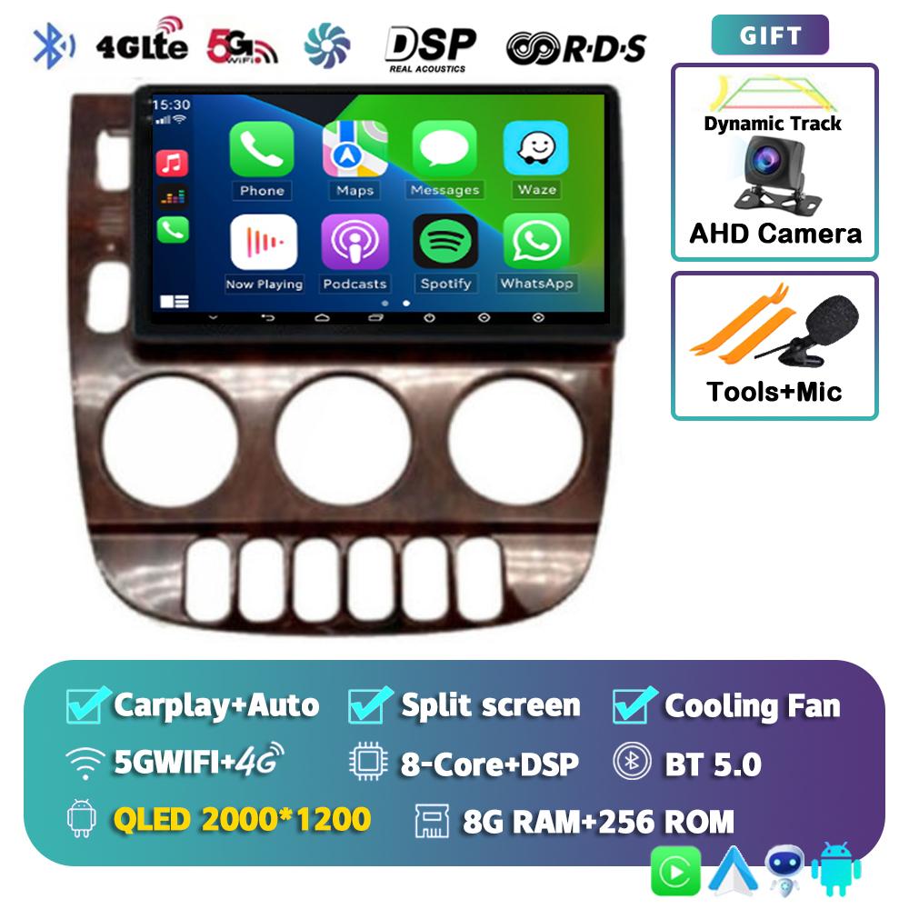 Android 13 Carplay Auto для Benz M-Class W163 ML 1997 1998 1999 2001 2002 2003 2004 2005 Автомобильный радиоприемник Мультимедийный проигрыватель Стерео DSP