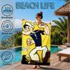 1PC Pope-ye Beach Towel for Adults/Family ,Beach Towel, Ultra Absorbent Quick-Drying Pool Towels for Travel, Swimming, Camping Gift