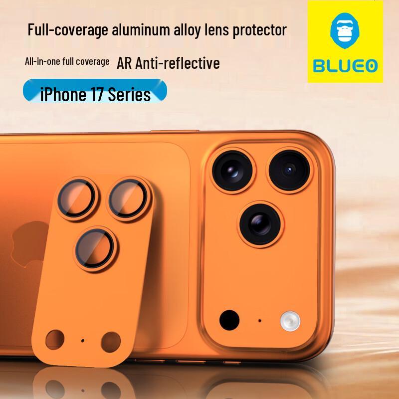 BLUEO Full-Coverage Alloy Camera Lens Protector for iPhone