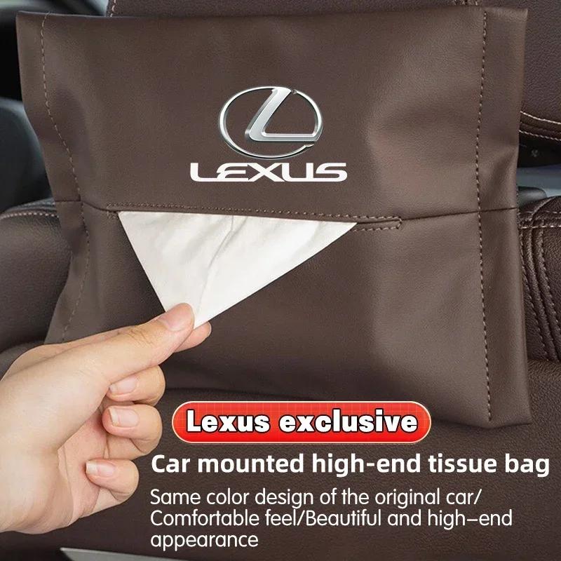 Car tissue box Organizer Tissue Bag For Lexus ES240 ES250 ES350 IS250 IS300 RX270 GS NX300 RX300 RX350 RX400H SL430 CT200 GS 200