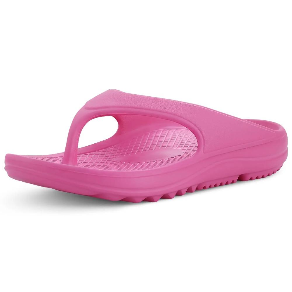 Evshine Women's Orthopedic Flip-flops for Plantar Fasciitis Anti-slip EVA Beach Sandals Men Soft Sole Slippers