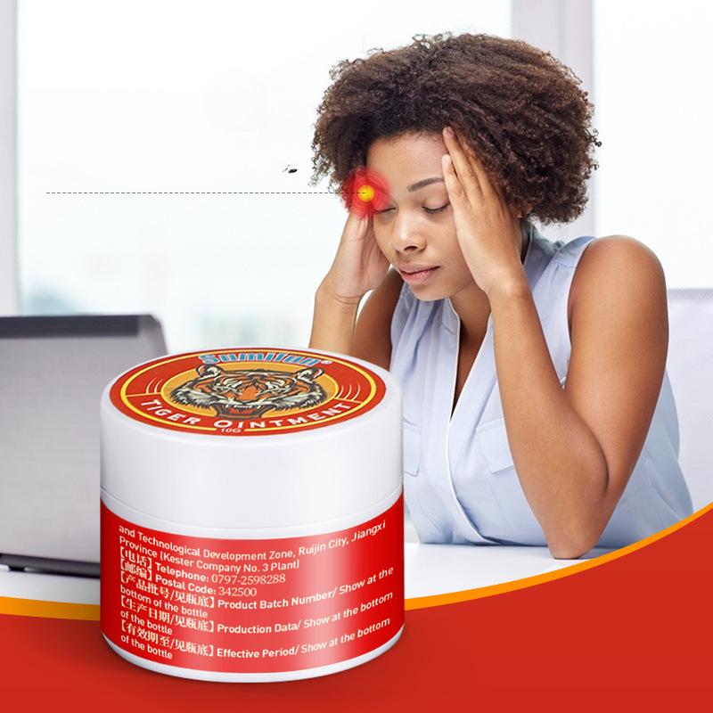 10 г охлаждающего масла «Голова тигра» от укусов комаров, освежающий тигровый бальзам