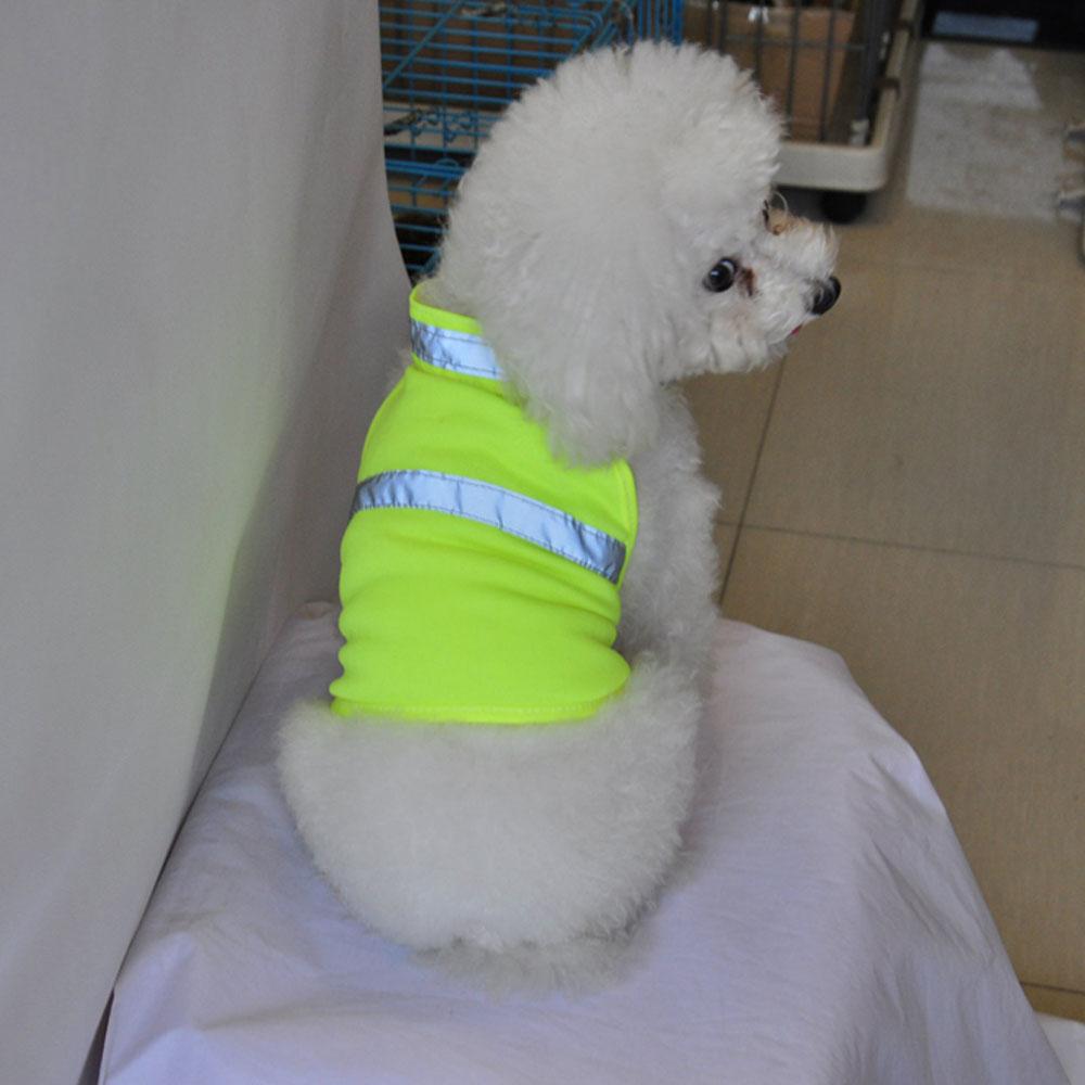 Светоотражающий жилет для собак, флуоресцентная одежда повышенной видимости для собак, светящаяся одежда для маленьких, средних и больших собак.