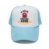 Кепка Snapback для свежих яиц, органическая фермерская яичная шляпа дальнобойщика, регулируемая солнцезащитная шляпа для фермеров и куриц, YY320