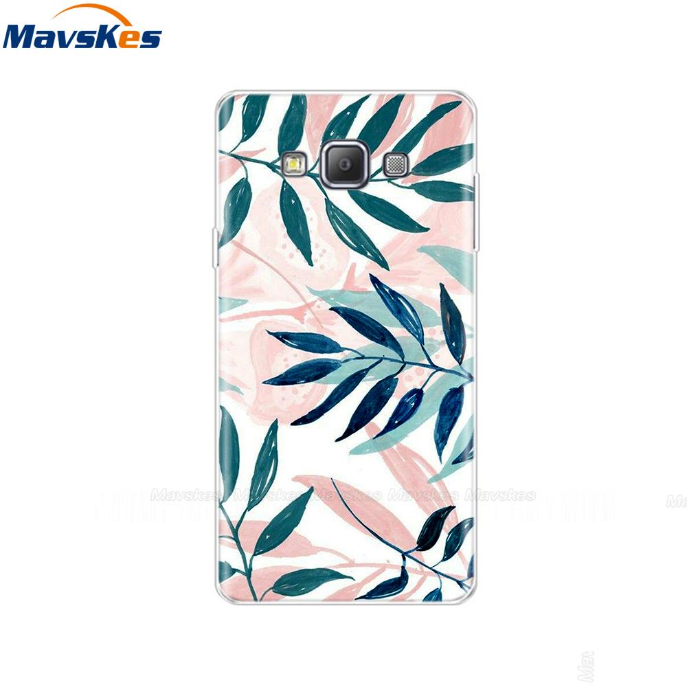 Силиконовый чехол для телефона Samsung Galaxy A3 2015 Цветок Кошка A300 Мягкая ТПУ задняя крышка для Samsung A3 2015 A300H A3000 SM-A300F pop