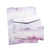 R6FF Stationery Paper and Envelopes Set Traditional Letter Writing Paper Color Both Side Writing Stationary Paper for School