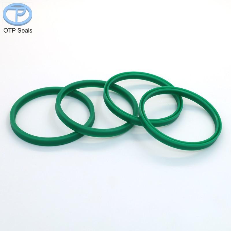 Y-type sealing ring polyurethane single lip piston rod PU green Y-ring seals non-standard parts shaped parts factory customized