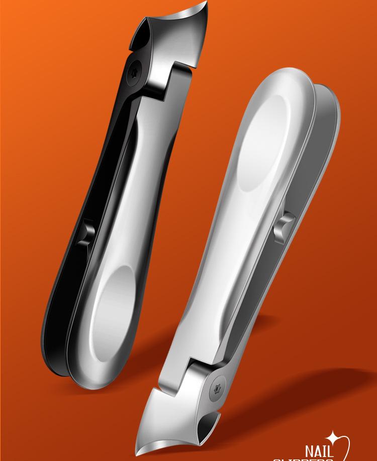 Кусачки для ногтей с большим раскрытием и наклоном - ножницы из нержавеющей стали для удаления пудры