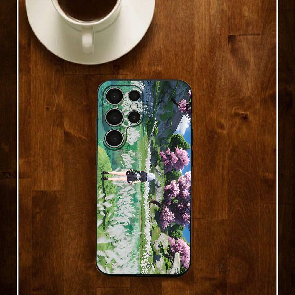 Силиконовый чехол NTE Mint N-Neverness для Samsung S25 24 23 22 21 20 Plus Ultra 5G Lite Ударопрочный чехол