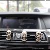 Bone Skull Ghost Car Air Freshener Vent Clip Human Body Skeleton Aromatherapy Resin Car Perfume Diffuser Car Smell Diffuser