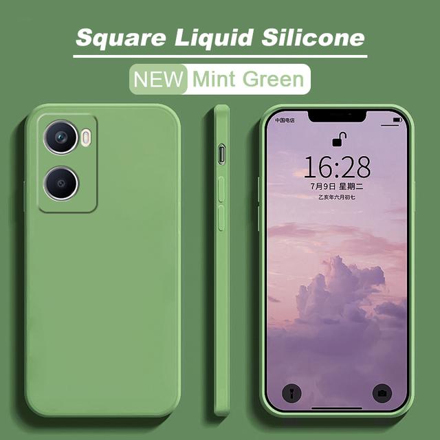 Роскошный жидкий силикон для Realme GT GT2 NEO 2 3 3T 2T Pro Neo2 Explorer Master 8 8i 9i 10 Pro C31 C30 C35 квадратный чехол