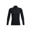 ColdGear Infrared Mock Long Sleeve T-Shirt Men Tops Black 1366066-001
