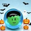 Clear Ball Squeeze Toy 2/4Pcs Halloween Stress Fidget Toy, Bat Ghost Pumpkin Anxiety Relief Sensory Toys for Relieve
