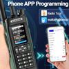 BAOFENG UV 32 Walkie Talkie Long Range GPS 10W Multi Band Wireless Bluetooth Programming Copy Frequency UV32 Ham Radio Camping