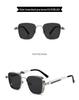 2025 Retro Square Steampunk Metal Sunglasses with Universal Fit