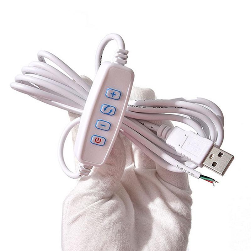 Светодиодный диммер постоянного тока 5 В с USB-портом, адаптер питания с линейным выключателем