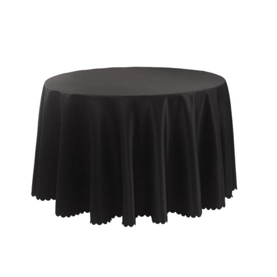 Полиэстеровая скатерть Элегантная однотонная тканевая скатерть Декоративная скатерть