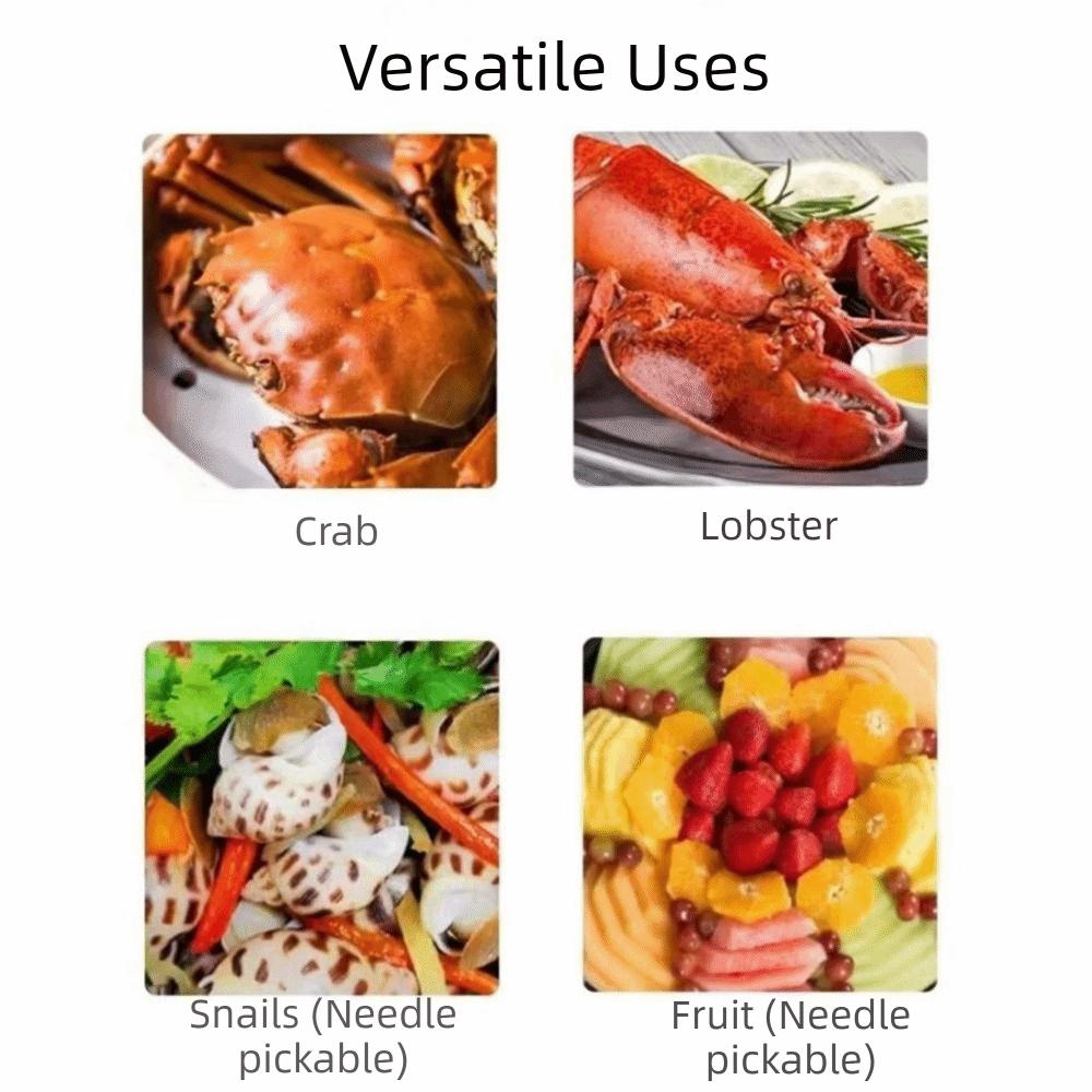 4Pcs Plastic Crab Cracker Efficient Crab Leg Crackers Portable Seafood Tools Crab Eating Tools