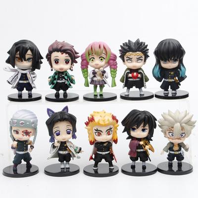 5 шт./компл. аниме Tanjirou Kochou Shinobu Rengoku Shinjurou Tomioka Giyuu модель Kanroji Mitsuri игрушечные украшения орнамент