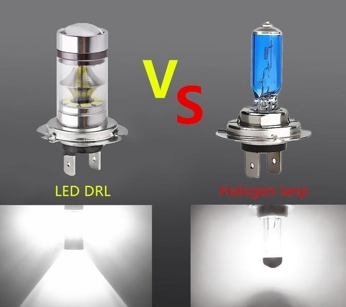 2шт 110W Cree Led дальнего света 8000K Автомобильные противотуманные фары H4 H7 Белый свет