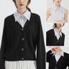 Vintage Classic Cotton Lapel Clothes Accessories Shirt Fake Collar Blouse False Collar