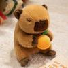Greedy Series Panda Dolls Little Panda Doll Orange Capybara Plush Toys Children's Comfort Birthday Gift