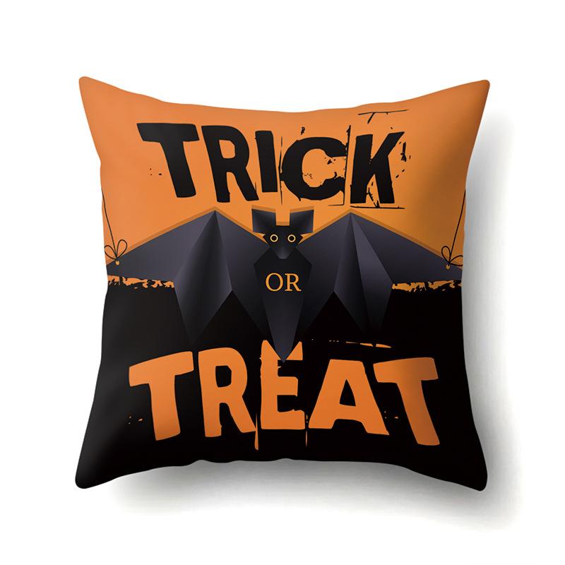 Halloween Pillowcase Car Waist Pillow Pumpkin Sofa Cushion Cover Office Home Living Room Pillowcase